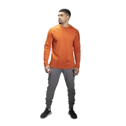 BAUER FLC LONGSLEEVE TRAINING TEE -Hockey Shop 1060274 0773 cayenne 1