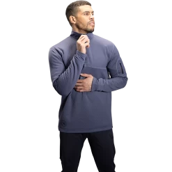 BAUER FLC 1/2 ZIP PERFORMANCE TOP -Hockey Shop 1060275 periwinkle 2