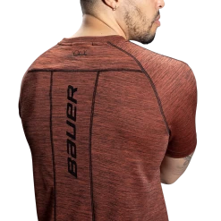 BAUER FLC PERFORMANCE WARMTH TECH TEE -Hockey Shop 1060277 0426 cayenne 4