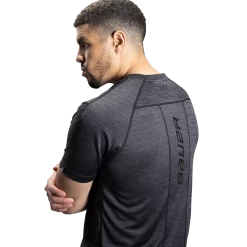 BAUER FLC PERFORMANCE WARMTH TECH TEE -Hockey Shop 1060278 0470 charcoal 2