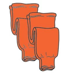 Pearsox Pro Weight Hockey Socks - Orange