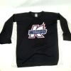 Reebok ECHL - Used Athletic Knit Goalie Practice Jersey - Kalamazoo Wings (Black)