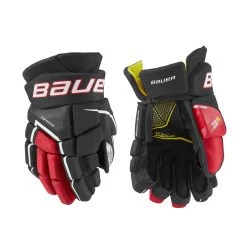 Bauer Supreme 3S Junior Ice Hockey Gloves -Hockey Shop 3SJr.Black Red