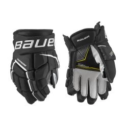 Bauer Supreme 3S Pro Junior Ice Hockey Gloves -Hockey Shop 3SProJr.Black White