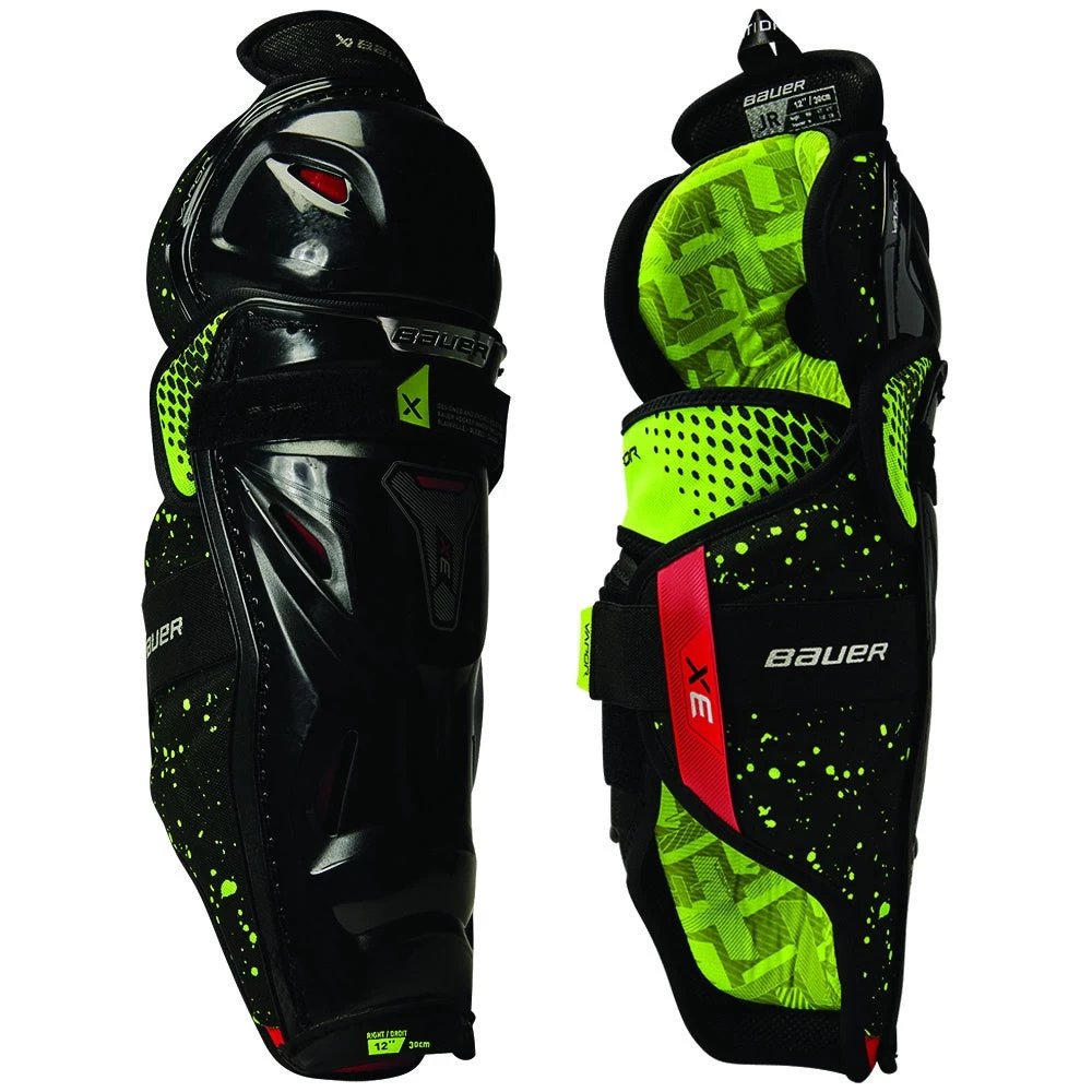 Bauer Vapor 3X Junior Ice Hockey Shin Guards 1 Bauer Vapor 3X Junior Ice Hockey Shin Guards