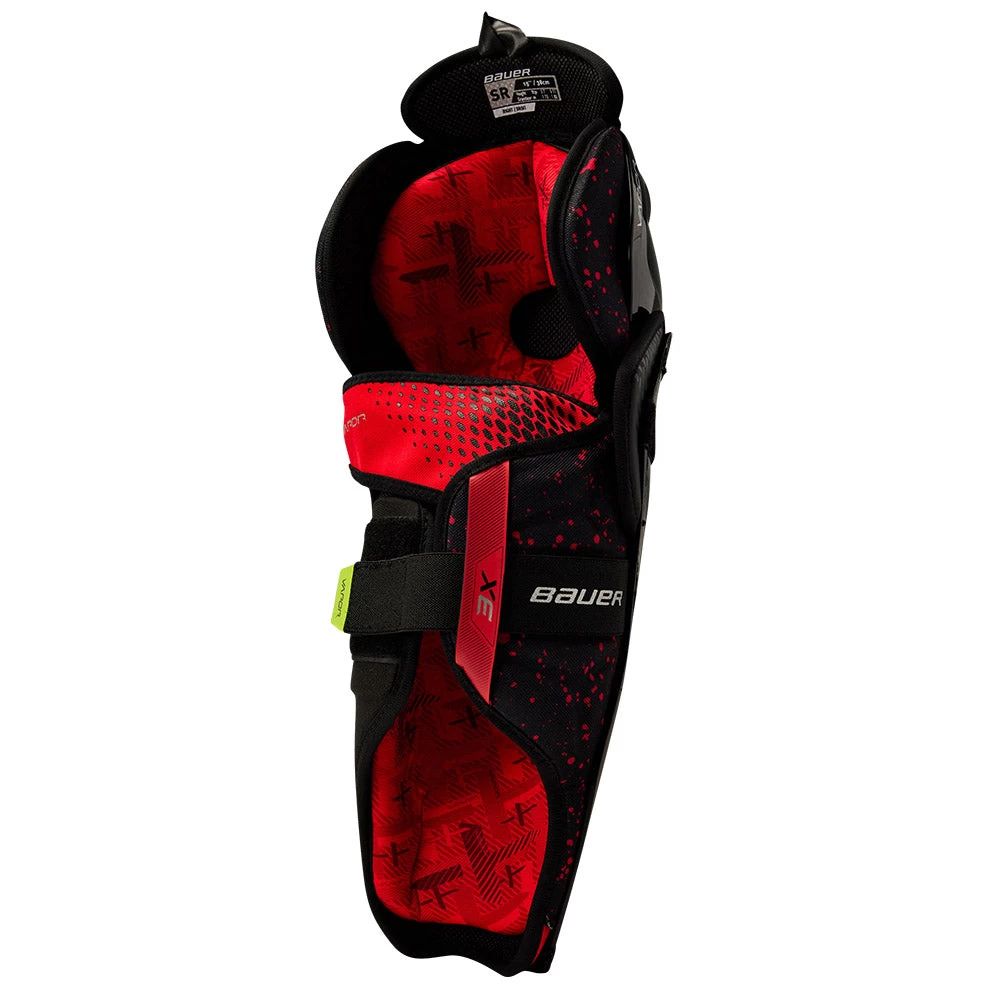 Bauer Vapor 3X Senior Ice Hockey Shin Guards 2 Bauer Vapor 3X Senior Ice Hockey Shin Guards - Image 2