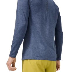 BAUER // Lululemon METAL VENT TECH HALF ZIP -Hockey Shop 630690 blue 2