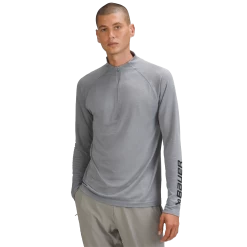 BAUER // Lululemon METAL VENT TECH HALF ZIP 14 BAUER // Lululemon METAL VENT TECH HALF ZIP -Hockey Shop 630690 grey 1