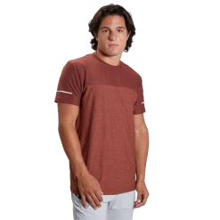 BAUER FLC COLORBLOCK TRAINING TEE SENIOR -Hockey Shop 671878 rust 1