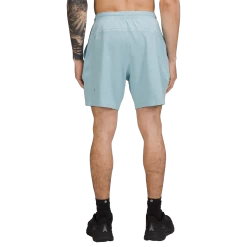 BAUER // Lululemon 7" PACE BREAKER SHORT SS22 LINERLESS -Hockey Shop 673894 blue 2