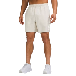 BAUER // Lululemon 7" PACE BREAKER SHORT SS22 LINERLESS -Hockey Shop 673894 ivory 3