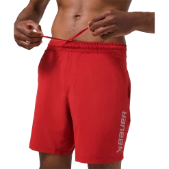 BAUER // Lululemon 7" PACE BREAKER SHORT SS22 LINERLESS -Hockey Shop 673894 red 5