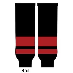 Pearsox NHL Pro Weight Hockey Socks (MTO) - Carolina -Hockey Shop Carolina PWCARO3 3rdBlack
