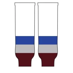 Pearsox NHL Pro Weight Hockey Socks (MTO) - Colorado -Hockey Shop Colorado PWCOLOW White