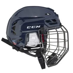 CCM Tacks 310 Senior Hockey Helmet W/ Cage -Hockey Shop HT310C NVY 3