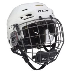 CCM Tacks 310 Senior Hockey Helmet W/ Cage -Hockey Shop HT310C WHT 1