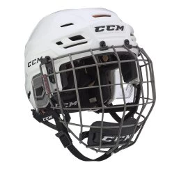 CCM Tacks 710 Senior Hockey Helmet W/ Cage -Hockey Shop HT710C WHT 1