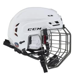 CCM Tacks 710 Senior Hockey Helmet W/ Cage -Hockey Shop HT710C WHT 3