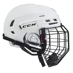 CCM Tacks 910 Hockey Helmet With Cage -Hockey Shop HT910C WHT 3