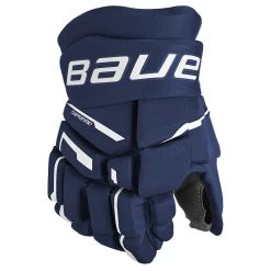 Bauer Supreme M3 Junior Ice Hockey Gloves -Hockey Shop M3 JR FRONT NAVY