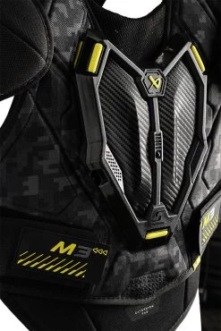 Bauer Supreme M3 Senior Ice Hockey Shoulder Pads -Hockey Shop M3 SR sternum detail 02