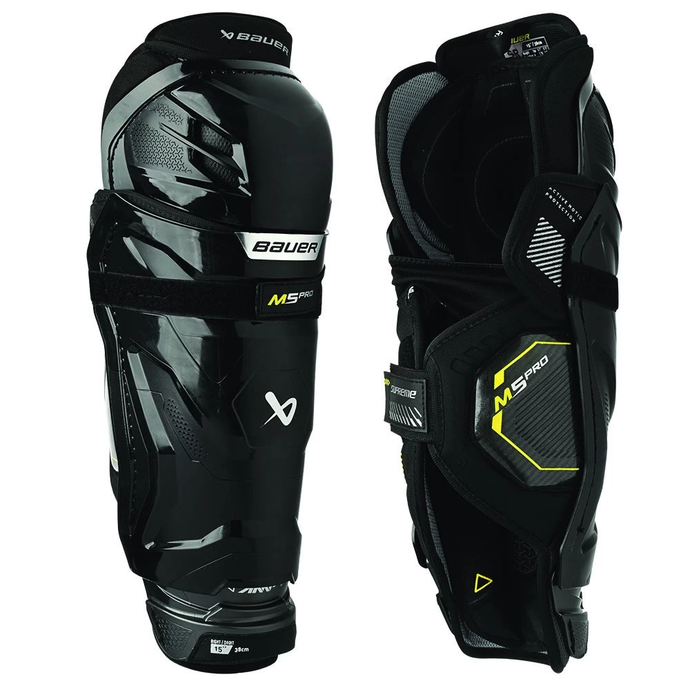 Bauer Supreme M5 Pro Senior Ice Hockey Shin Guards 1 Bauer Supreme M5 Pro Senior Ice Hockey Shin Guards