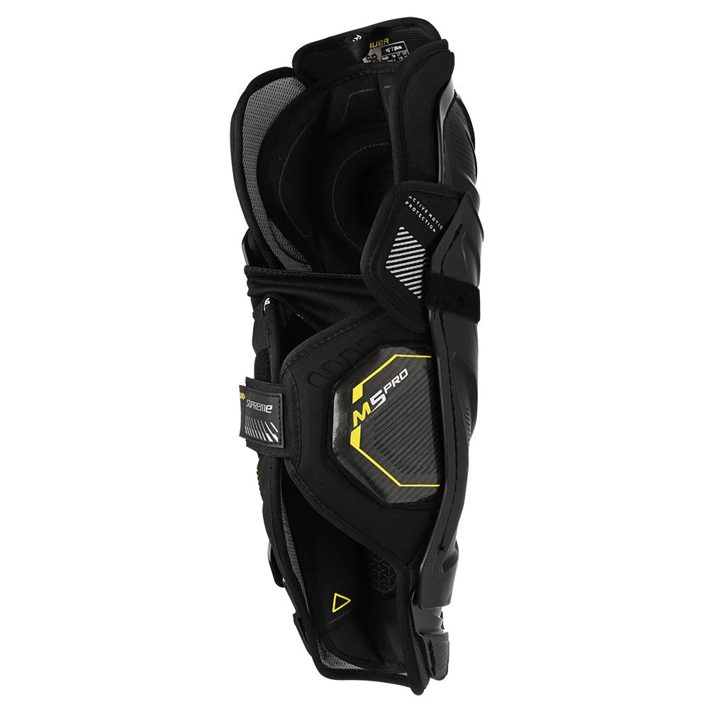 Bauer Supreme M5 Pro Senior Ice Hockey Shin Guards 6 Bauer Supreme M5 Pro Senior Ice Hockey Shin Guards - Image 6