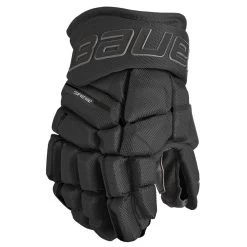 Bauer Supreme Mach Junior Ice Hockey Gloves -Hockey Shop MACH JR FRONT BLK