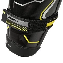 Bauer Supreme Mach Youth Ice Hockey Shin Guards -Hockey Shop MACH YTH shin cap flex detail