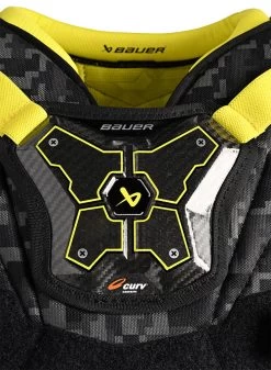 Bauer Supreme Mach Youth Ice Hockey Shoulder Pads -Hockey Shop MACH YTH sternum detail