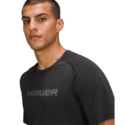BAUER // Lululemon Metal Vent Tech Short Sleeve Tee SS22 15 BAUER // Lululemon Metal Vent Tech Short Sleeve Tee SS22 -Hockey Shop MetalventSS black 3