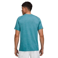 BAUER // Lululemon Metal Vent Tech Short Sleeve Tee SS22 23 BAUER // Lululemon Metal Vent Tech Short Sleeve Tee SS22 -Hockey Shop MetalventSS blue 2