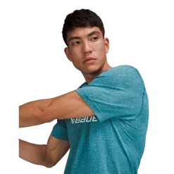 BAUER // Lululemon Metal Vent Tech Short Sleeve Tee SS22 24 BAUER // Lululemon Metal Vent Tech Short Sleeve Tee SS22 -Hockey Shop MetalventSS blue 3