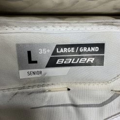 Bauer Vapor HyperLite - Used Pro Stock Goalie Pads (White/Silver) -Hockey Shop Photo2023 04 25 31026PM