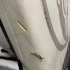 Bauer Supreme 2S Pro - Used Pro Stock Goalie Pads - (White/Black/Purple) -Hockey Shop Photo2023 04 25 44052PM