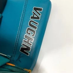 Vaughn Ventus SLR2 Pro Carbon - Used Pro Stock Goalie Blocker (Teal/White/Black) -Hockey Shop Photo2023 04 27 24042PM