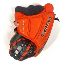 Vaughn Velocity V9 - Used Pro Stock Goalie Glove (Orange/Black/White) -Hockey Shop Photo2023 05 02 41412PM