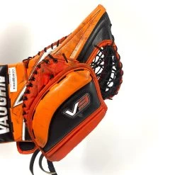 Vaughn Velocity V9 - Used Pro Stock Goalie Glove (Orange/Black/White) -Hockey Shop Photo2023 05 02 41514PM