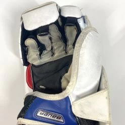 Bauer Supreme 2S Pro - Used Pro Stock Goalie Blocker (White/Red/Blue) -Hockey Shop Photo2023 05 02 50133PM