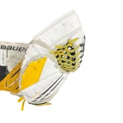 Bauer Vapor HyperLite - Used Pro Stock Goalie Glove (White/Yellow/Black) -Hockey Shop Photo2023 05 03 32139PM