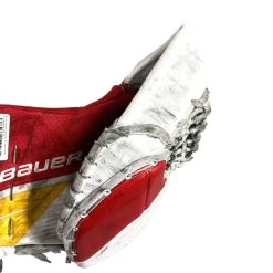Bauer Supreme 2S Pro - Used Pro Stock Goalie Glove (White/Red/Yellow) -Hockey Shop Photo2023 05 04 40238PM