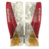 Bauer Supreme Ultrasonic - Used Pro Stock Goalie Pad Set (White/Red/Yellow)