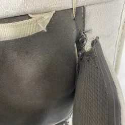 Bauer Supreme Ultrasonic - Used Pro Stock Goalie Pad Set (White/Red/Yellow) 9 Bauer Supreme Ultrasonic - Used Pro Stock Goalie Pad Set (White/Red/Yellow) -Hockey Shop Photo2023 05 04 41018PM