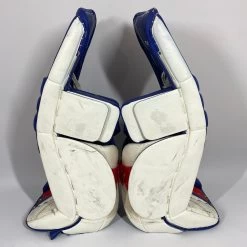 CCM Extreme Flex IV - Used Pro Stock Goalie Pads - Full Set (White/Blue/Red) -Hockey Shop Photo2023 05 04 43312PM