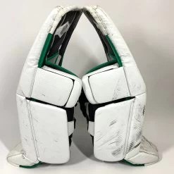 Vaughn Ventus SLR 2 - Used Pro Stock Goalie Pads - Full Set (White/Green/Gold) -Hockey Shop Photo2023 05 23 45754PM
