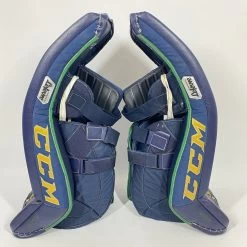 CCM Premier II - Used Pro Stock Senior Goalie Pads (Navy/Gold) -Hockey Shop Photo2023 05 24 120233PM