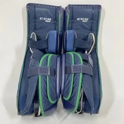 CCM Premier II - Used Pro Stock Senior Goalie Pads (Navy/Gold) -Hockey Shop Photo2023 05 24 120301PM