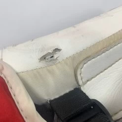 CCM Extreme Flex 6 - Used NHL Pro Stock Goalie Blocker (Red/Yellow) -Hockey Shop Photo2023 06 06 70352PM