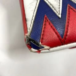 Vaughn Velocity V9 - Used Pro Stock Goalie Blocker (Red/Blue) -Hockey Shop Photo2023 06 07 41232PM