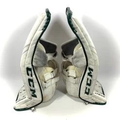 CCM Extreme Flex 5 - Used Pro Stock Goalie Pads (White/Green) 9 CCM Extreme Flex 5 - Used Pro Stock Goalie Pads (White/Green) -Hockey Shop Photo2023 06 12 61827PM